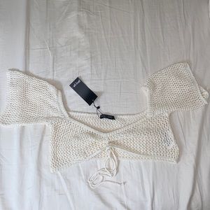 Nasty gal crotchet bikini cover up